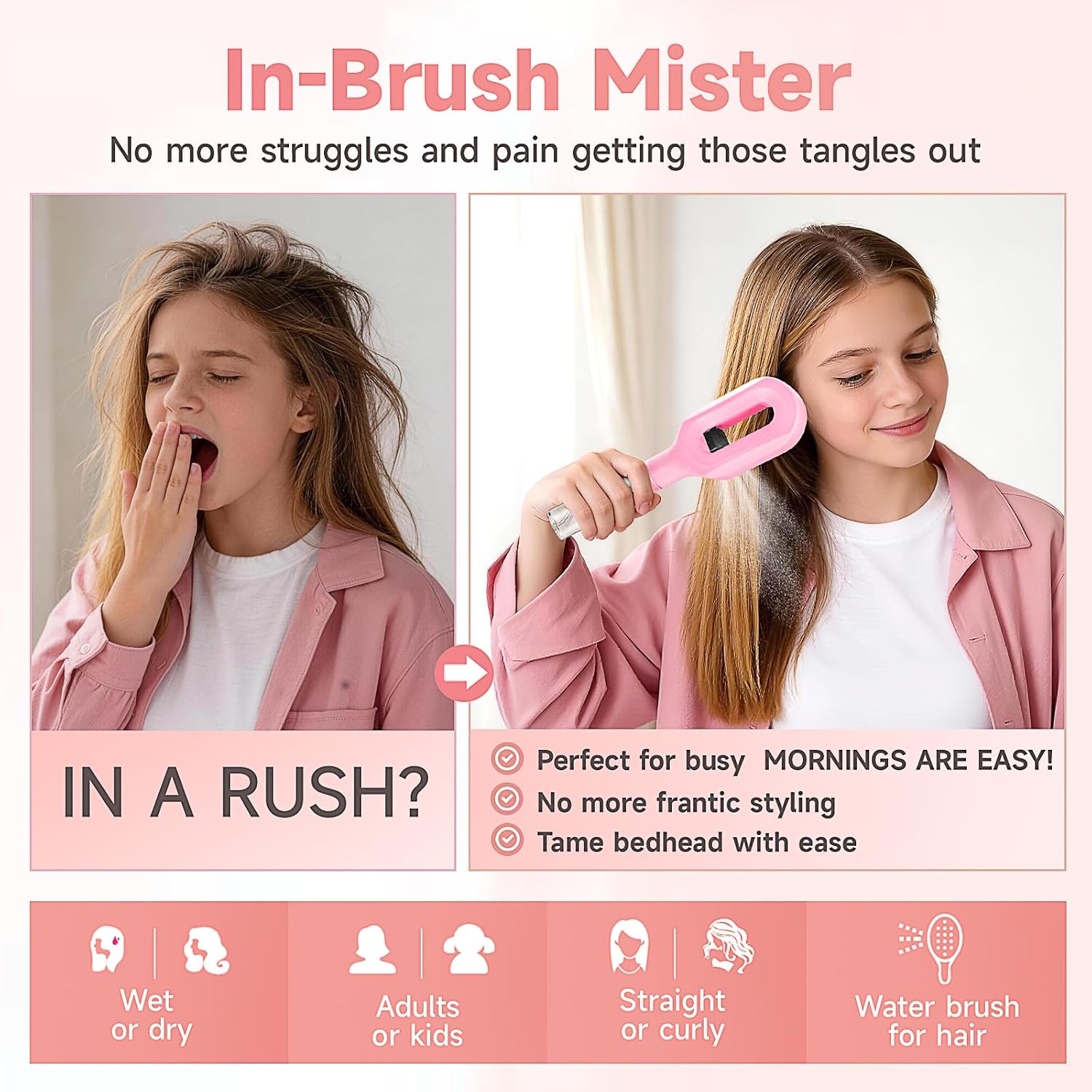 Hydrating Hair Mist Brush