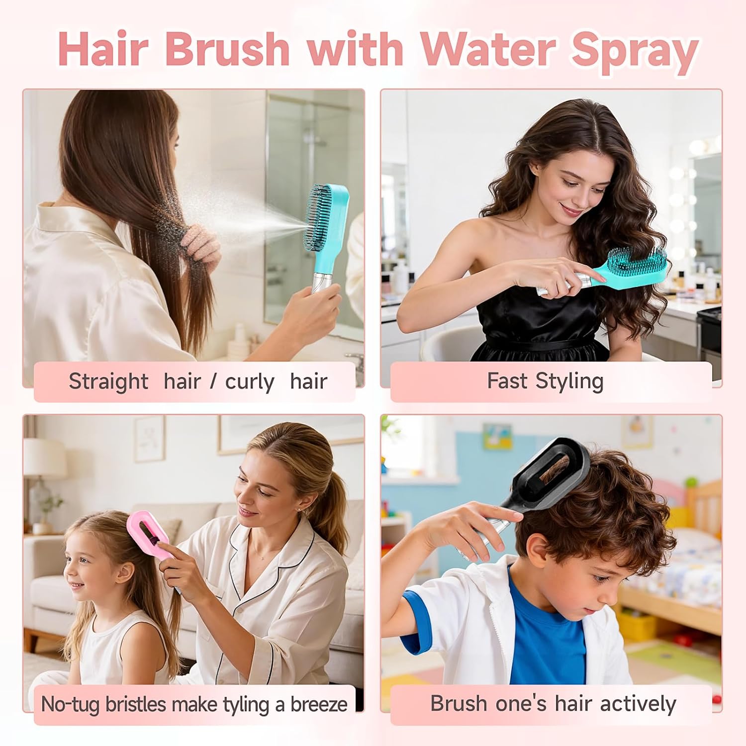 Hydrating Hair Mist Brush