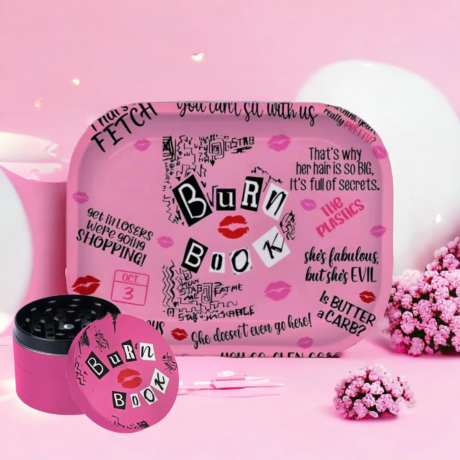 Chic Pink Grinder Set