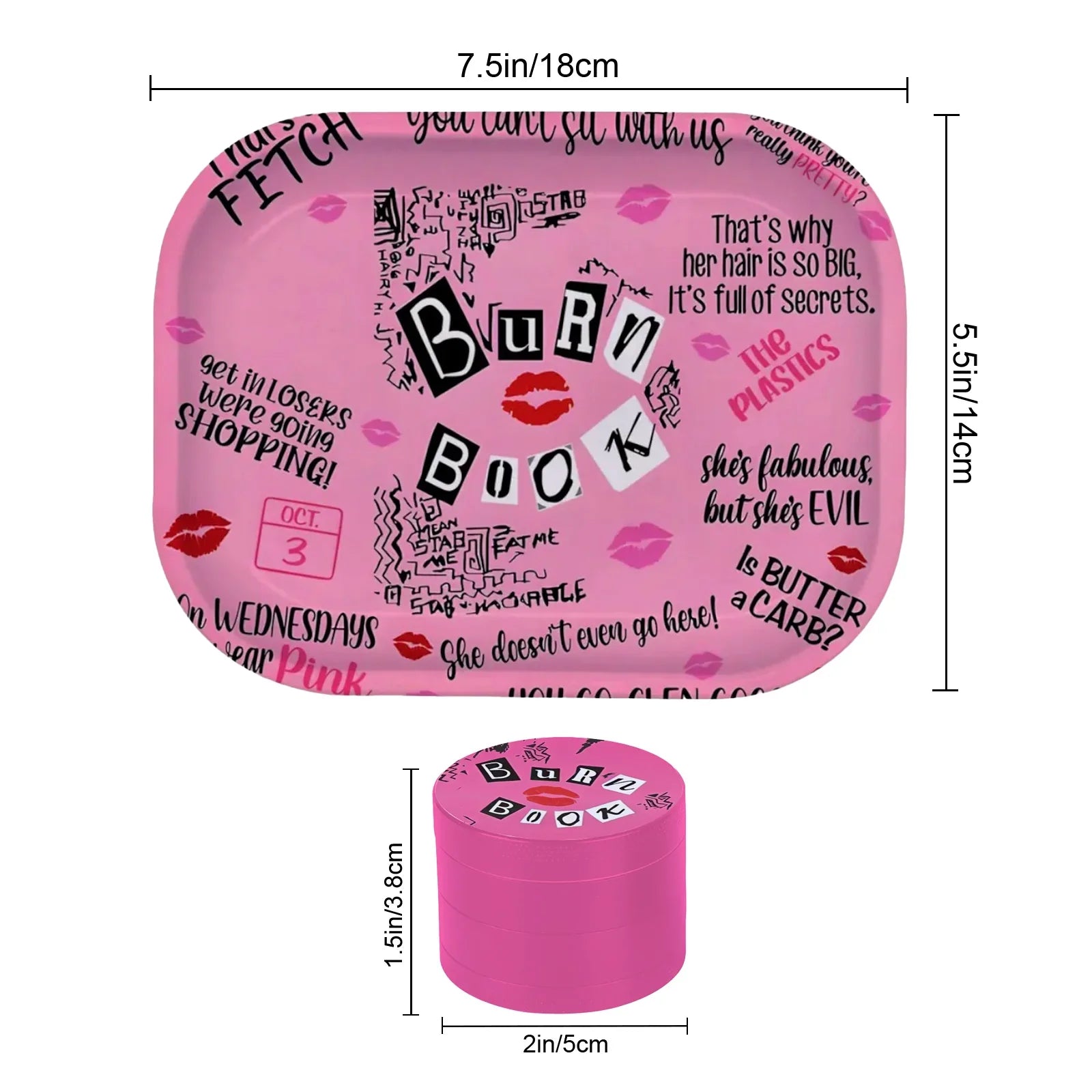 Chic Pink Grinder Set