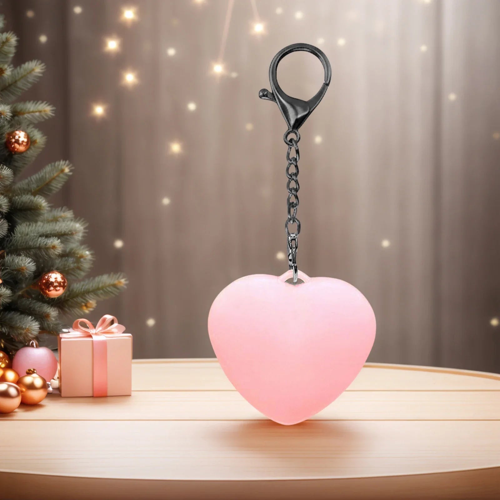 Heart Glow Keychain Light