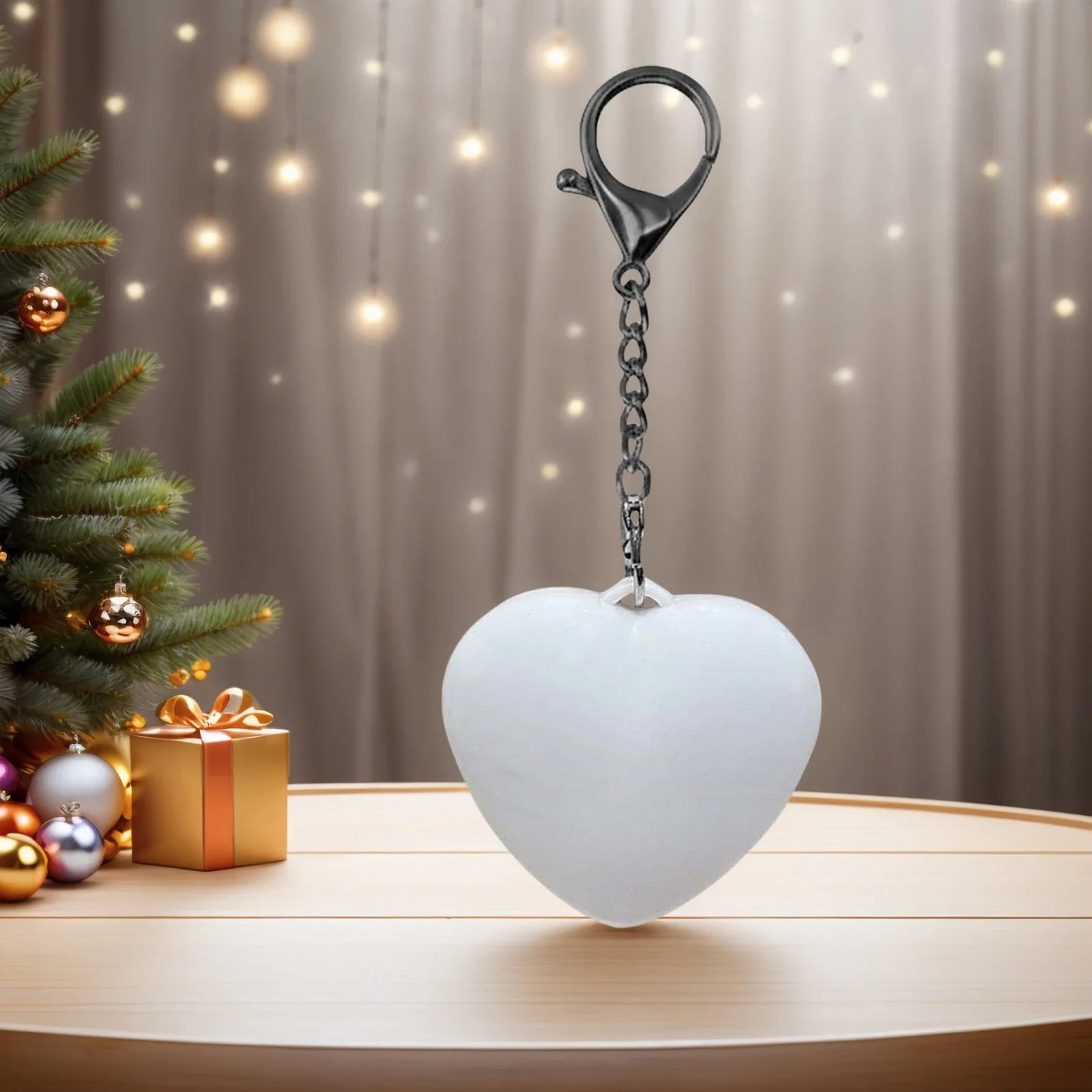 Heart Glow Keychain Light